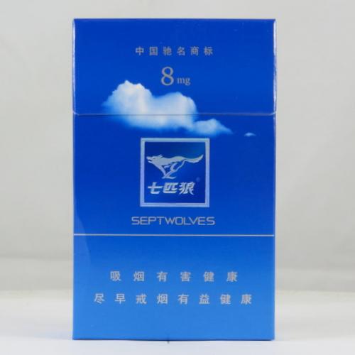 Septwolves Blue Hard 8mg Cigarettes 1 cartons