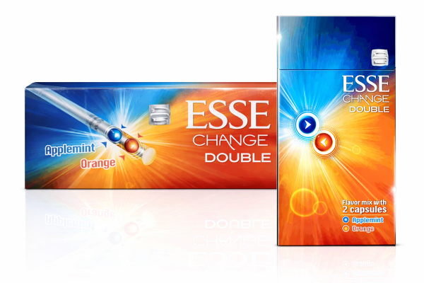 c687923ccf27e7b56bc9497ff47ab4dd26024324d36a884b1d8cf42a5cd98612.png ESSE Change Double Applemint & Orange 20s Cigarettes x 10 Packs /1 Carton