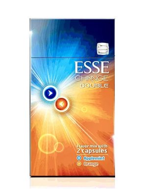 fdf81770449a54c273669bc774f11b4acf087e2329849d7a076b20397d87571a.jpg ESSE Change Double Applemint & Orange 20s Cigarettes x 10 Packs /1 Carton